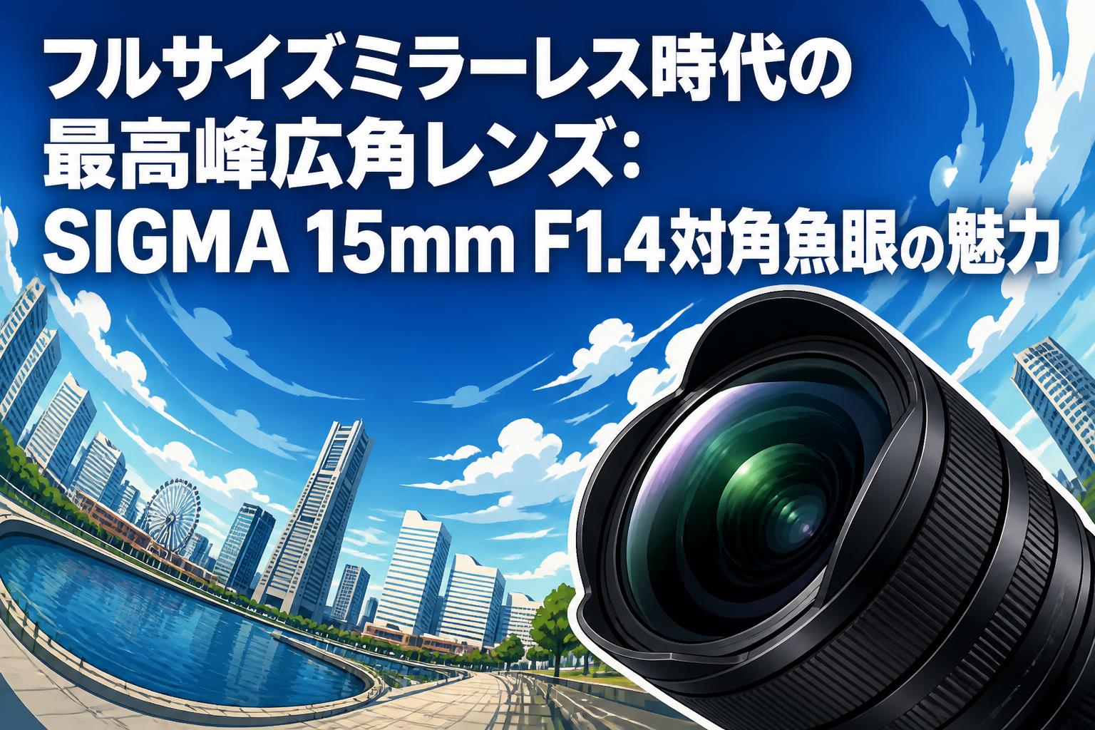 フルサイズミラーレス時代の最高峰広角レンズ：SIGMA 15mm F1.4対角魚眼の魅力
