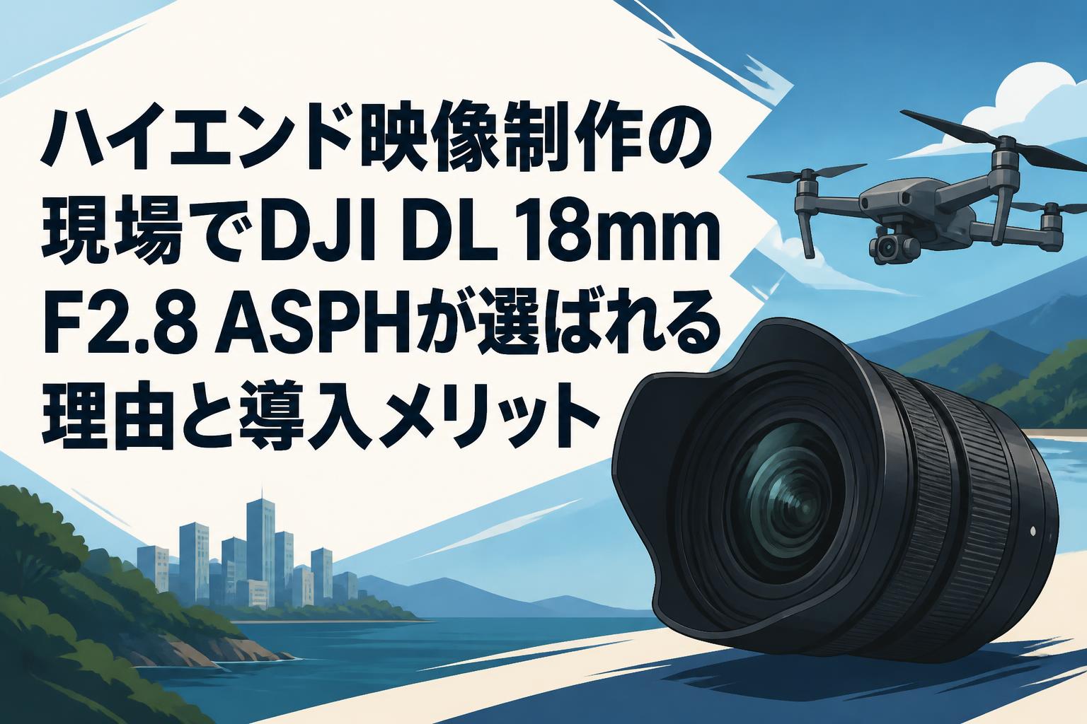 ハイエンド映像制作の現場でDJI DL 18mm F2.8 ASPHが選ばれる理由と導入メリット