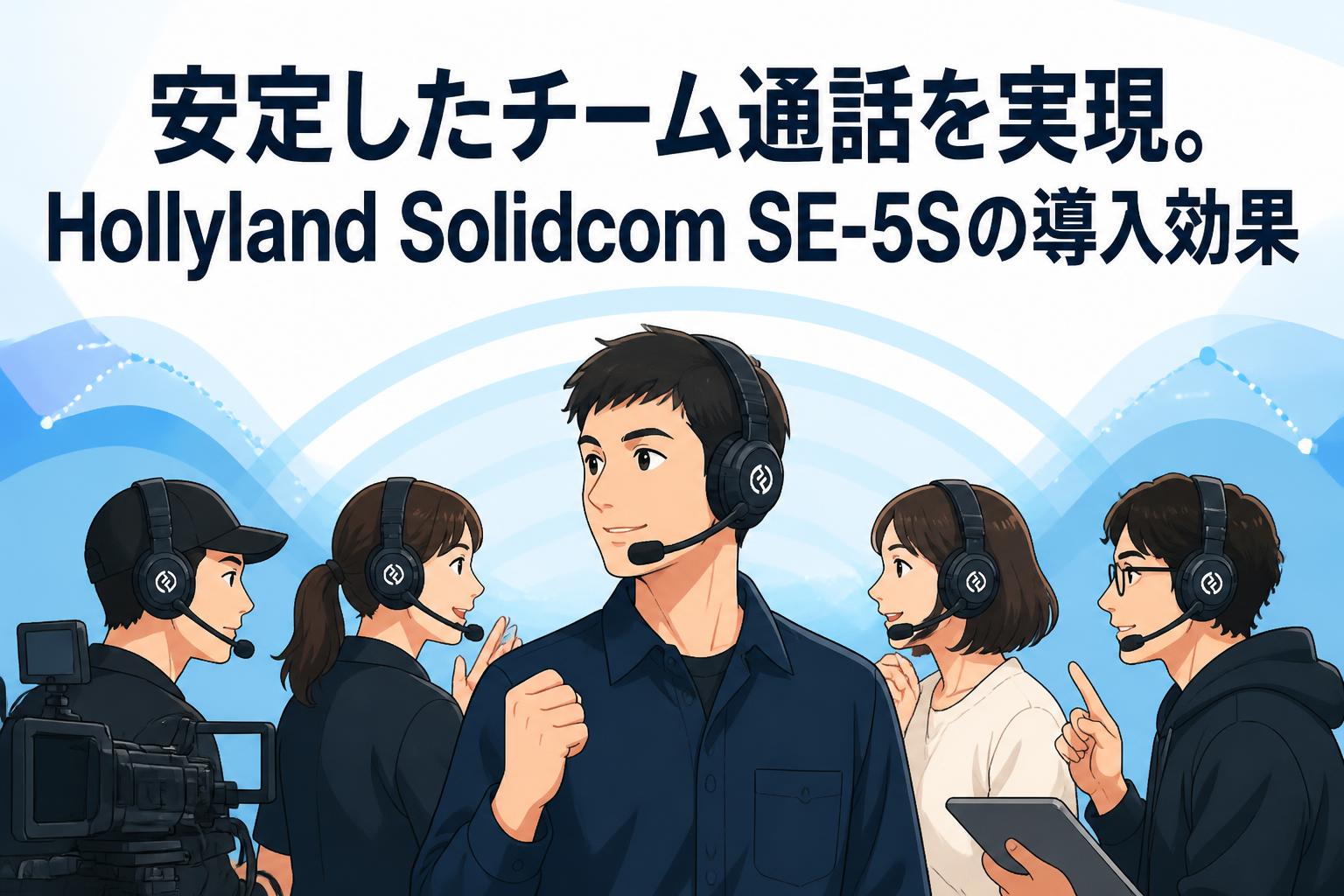 安定したチーム通話を実現。Hollyland Solidcom SE-5Sの導入効果