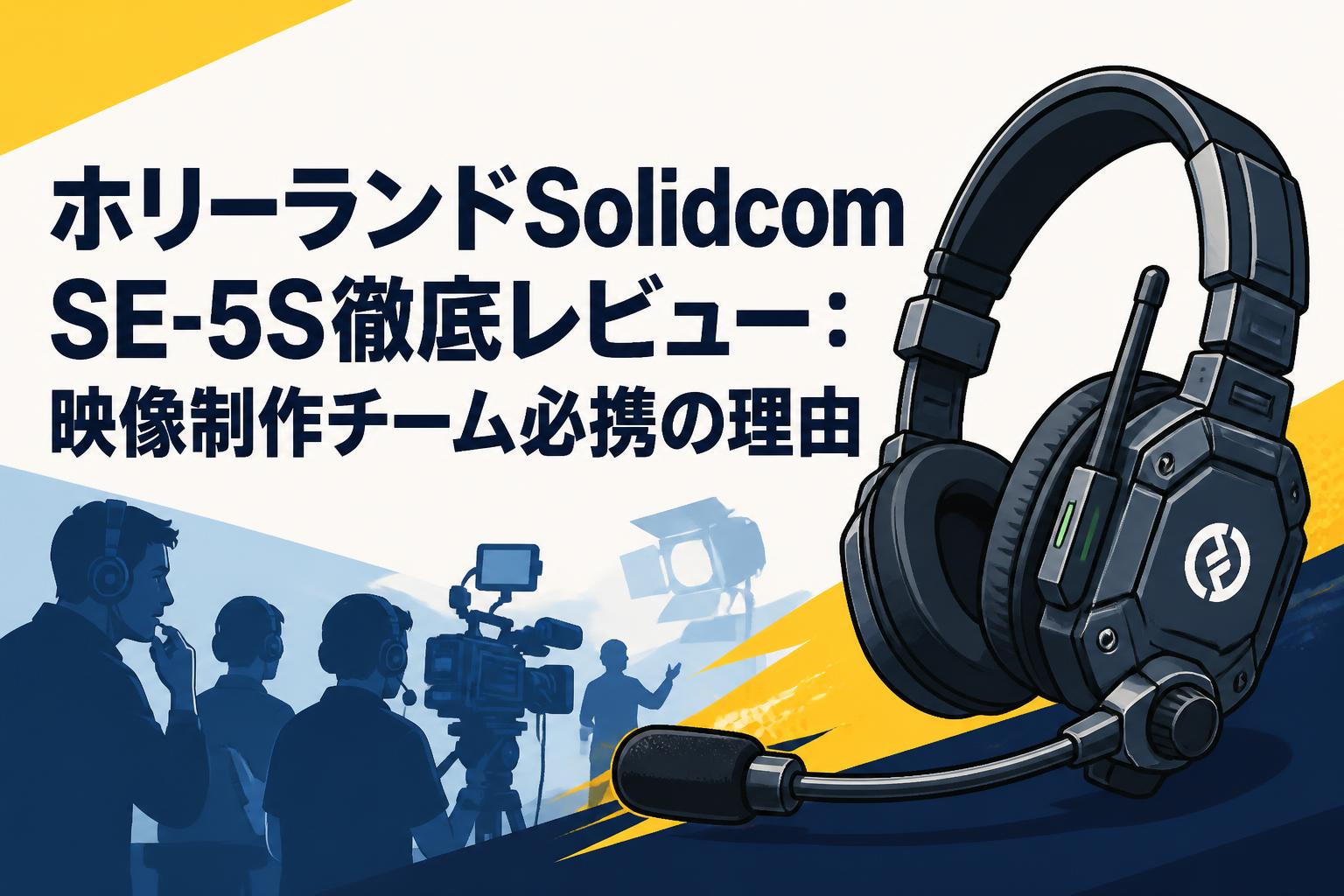ホリーランドSolidcom SE-5S徹底レビュー：映像制作チーム必携の理由