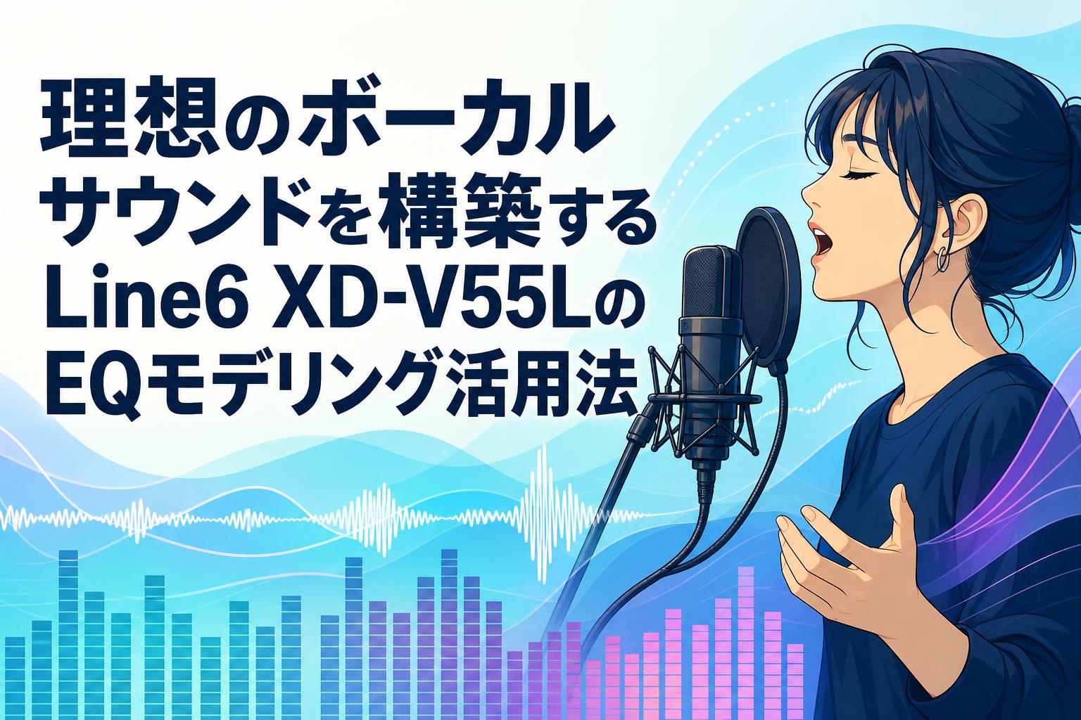 理想のボーカルサウンドを構築するLine6 XD-V55LのEQモデリング活用法