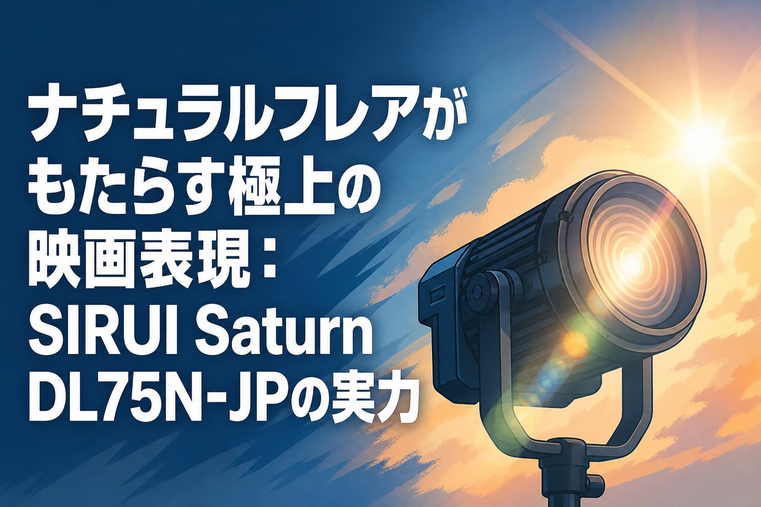 ナチュラルフレアがもたらす極上の映画表現：SIRUI Saturn DL75N-JPの実力