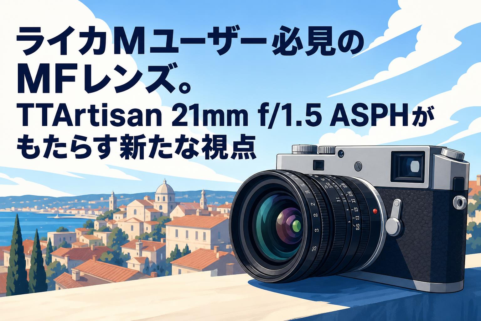 ライカMユーザー必見のMFレンズ。TTArtisan 21mm f/1.5 ASPHがもたらす新たな視点