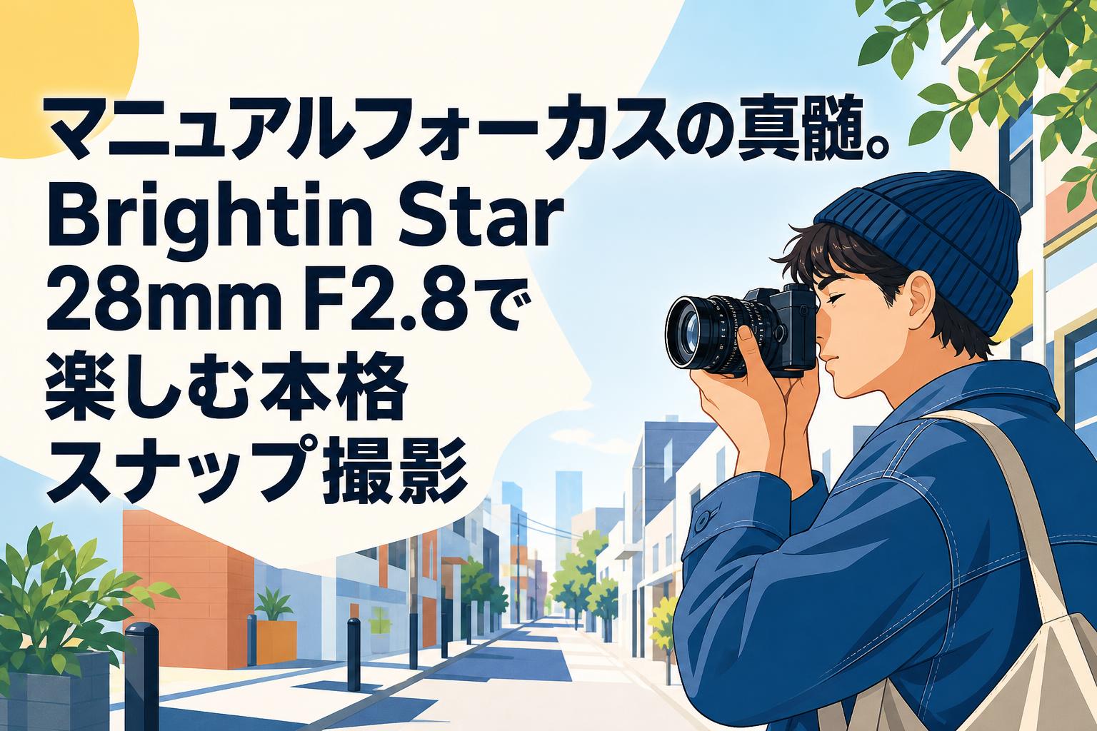 マニュアルフォーカスの真髄。Brightin Star 28mm F2.8で楽しむ本格スナップ撮影