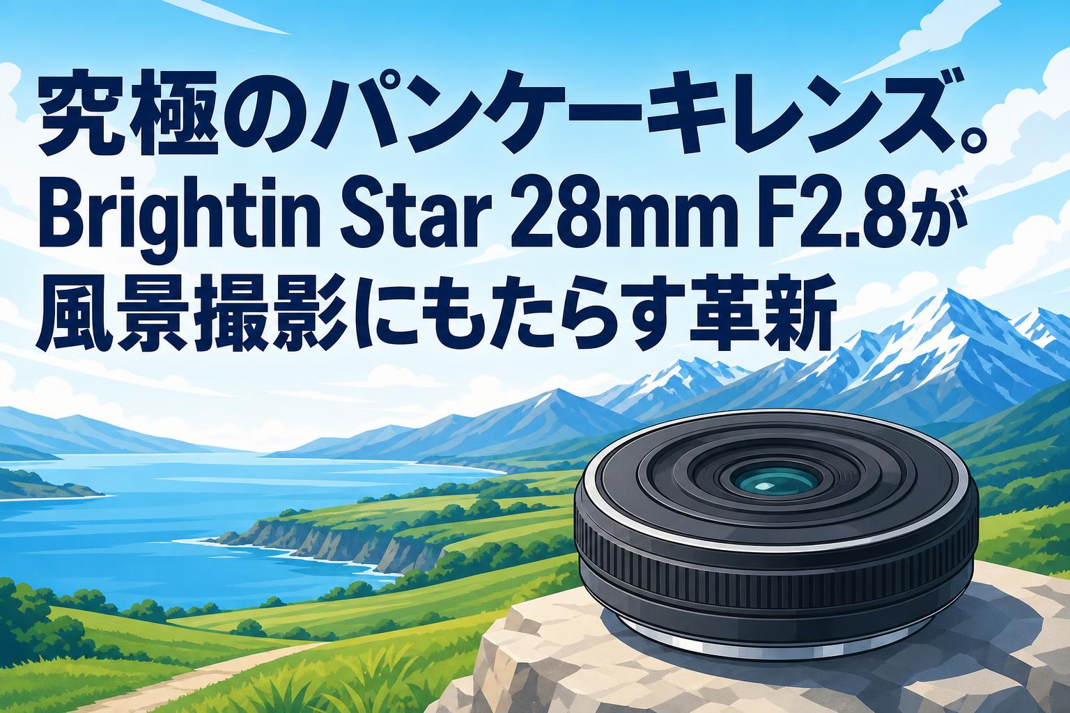 究極のパンケーキレンズ。Brightin Star 28mm F2.8が風景撮影にもたらす革新