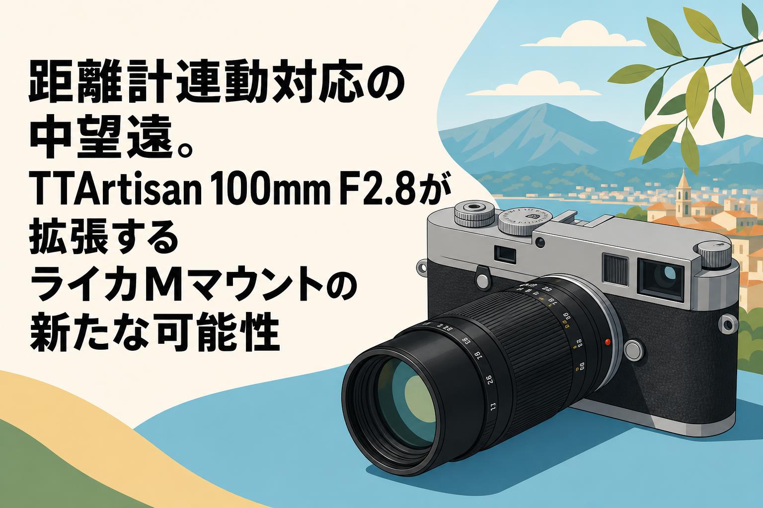 距離計連動対応の中望遠。TTArtisan 100mm F2.8が拡張するライカMマウントの新たな可能性