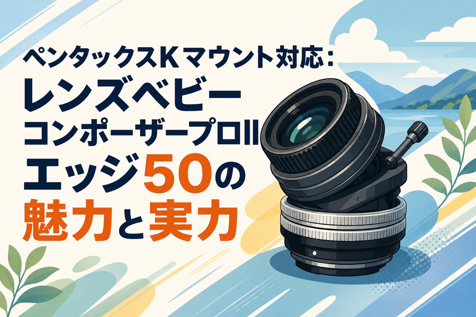 ペンタックスKマウント対応：レンズベビー コンポーザープロII エッジ50の魅力と実力