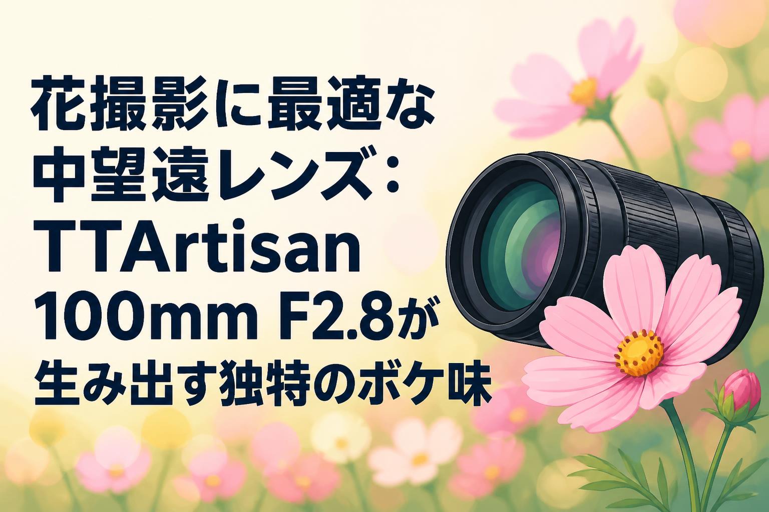 花撮影に最適な中望遠レンズ：TTArtisan 100mm F2.8が生み出す独特のボケ味