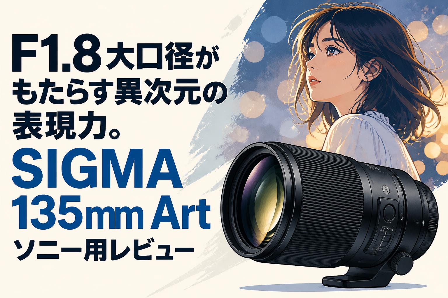 F1.8大口径がもたらす異次元の表現力。SIGMA 135mm Art ソニー用レビュー