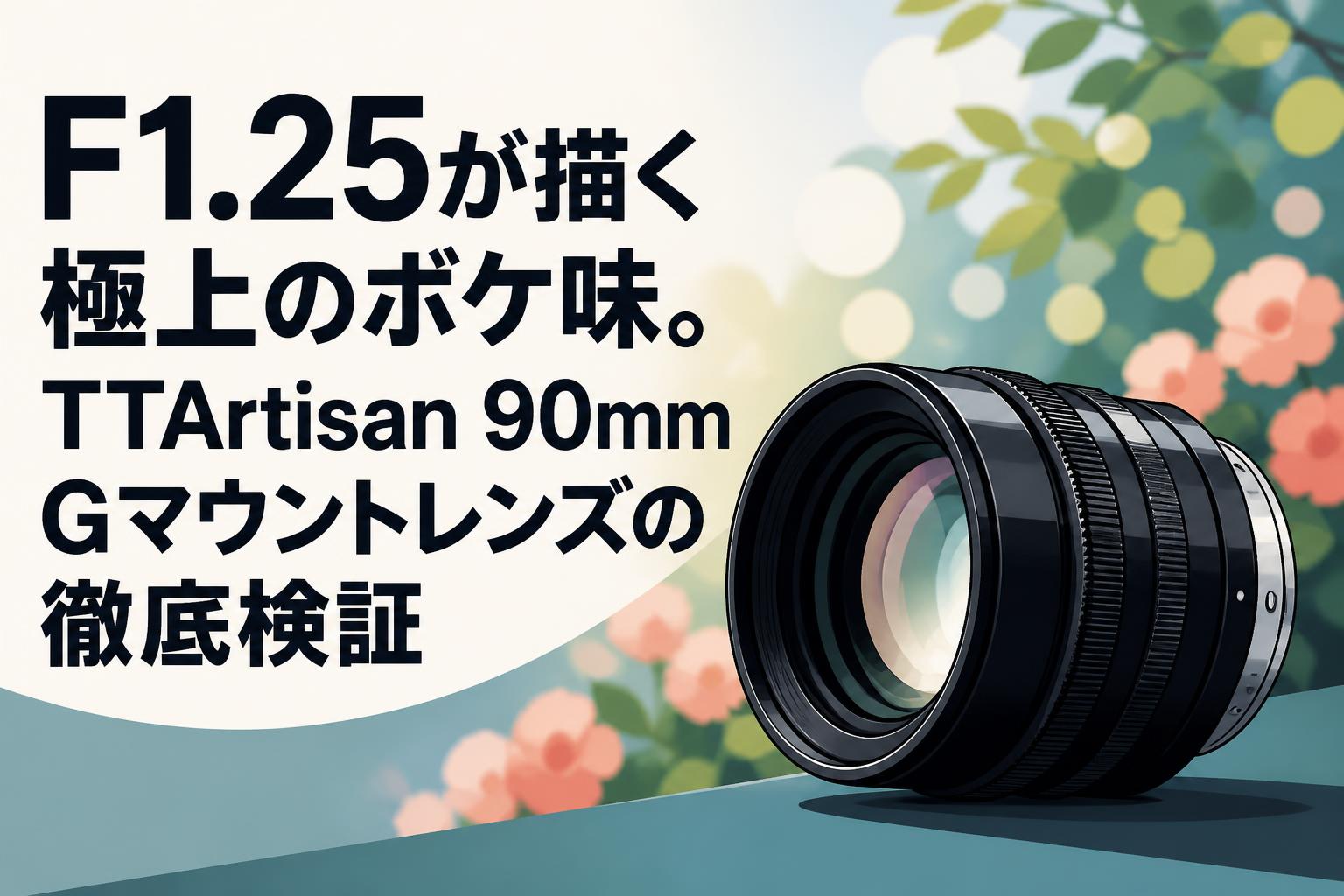 F1.25が描く極上のボケ味。TTArtisan 90mm Gマウントレンズの徹底検証