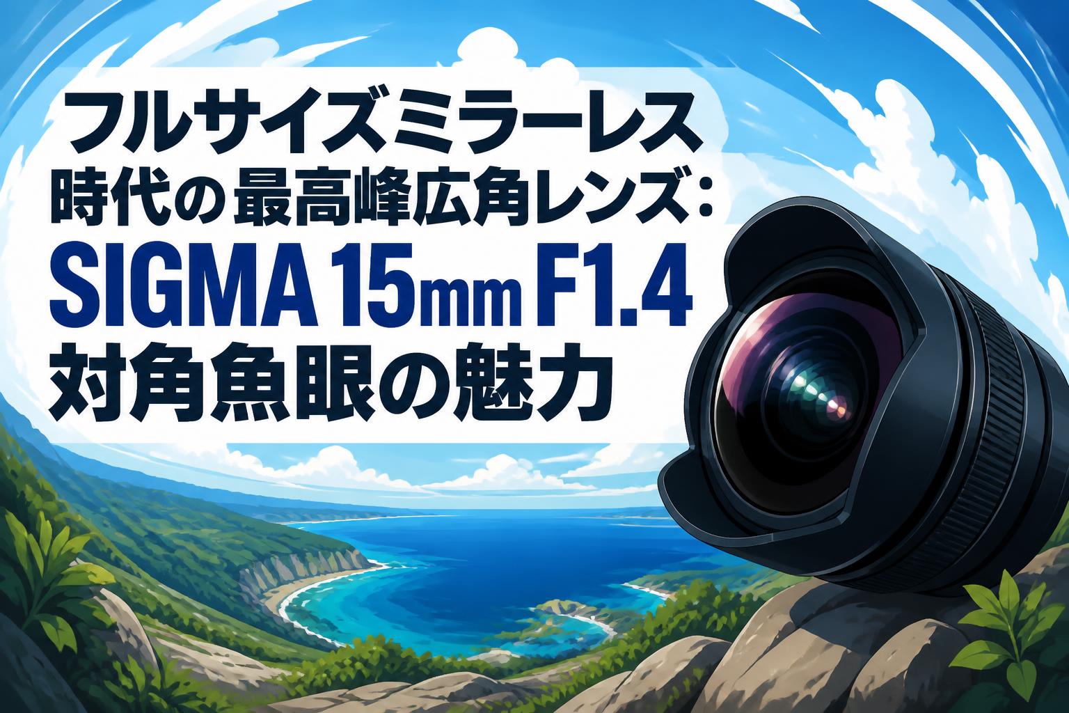フルサイズミラーレス時代の最高峰広角レンズ：SIGMA 15mm F1.4対角魚眼の魅力
