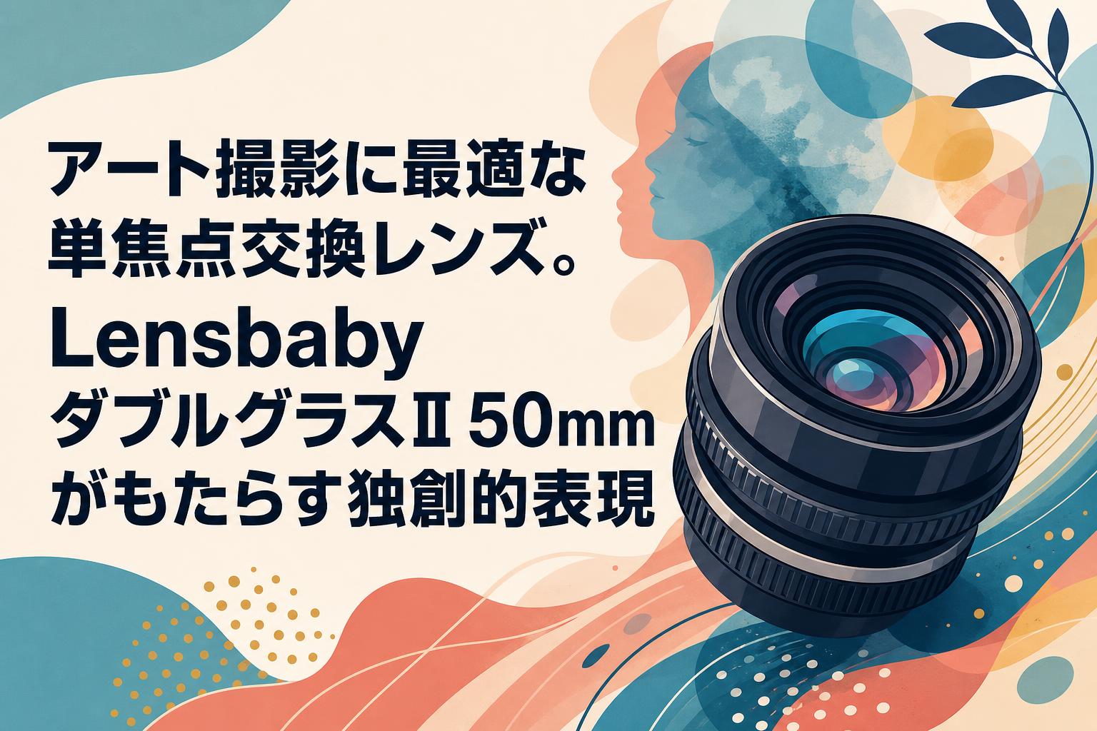 アート撮影に最適な単焦点交換レンズ。Lensbaby ダブルグラスⅡ 50mmがもたらす独創的表現