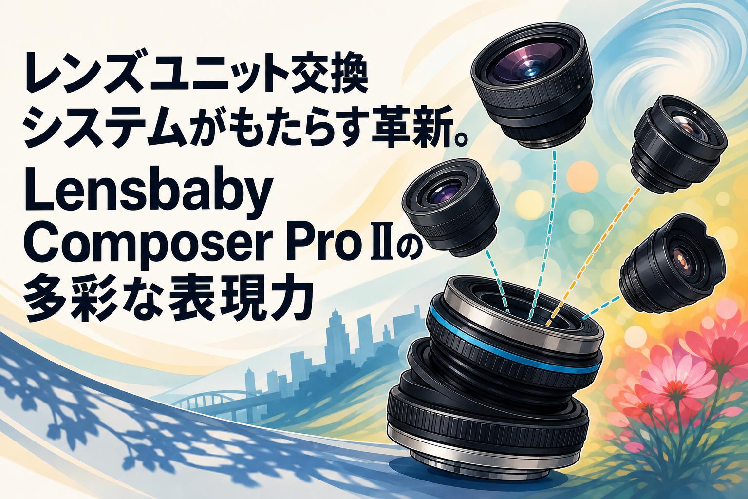 レンズユニット交換システムがもたらす革新。Lensbaby Composer Pro IIの多彩な表現力