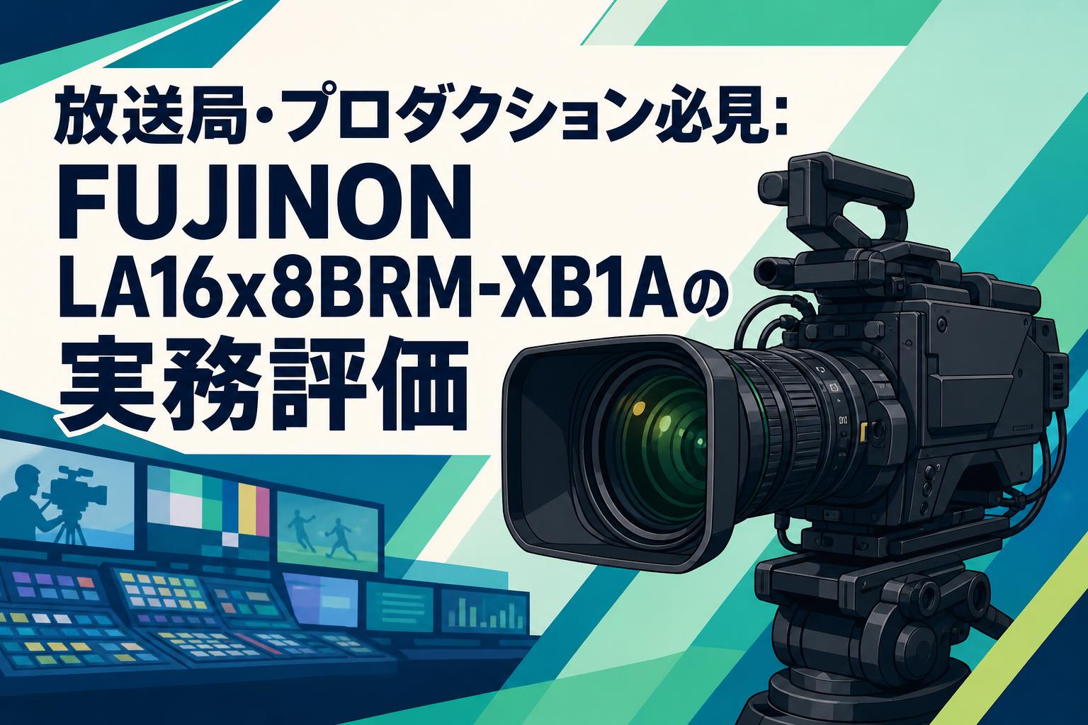 放送局・プロダクション必見：FUJINON LA16x8BRM-XB1Aの実務評価