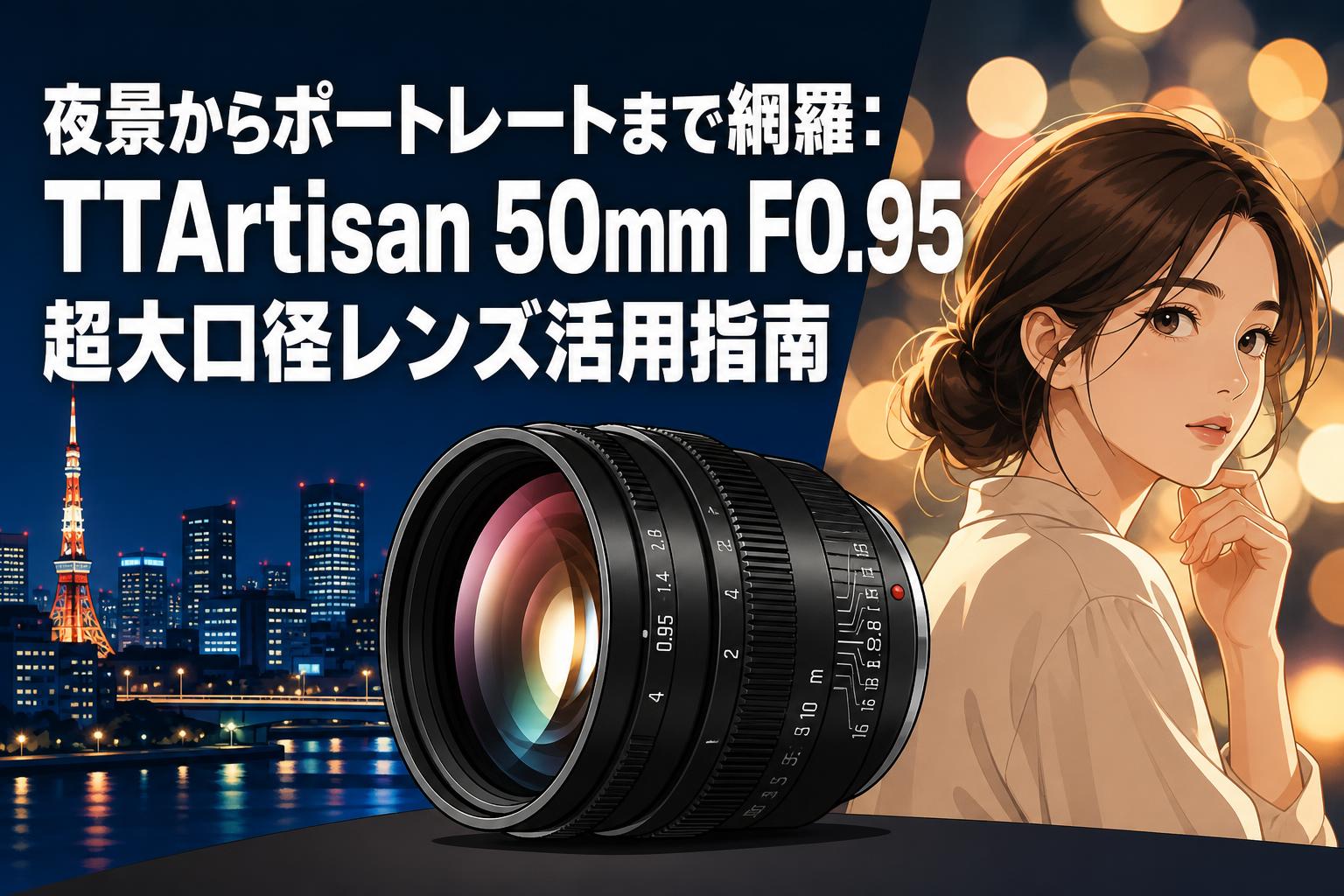 夜景からポートレートまで網羅：TTArtisan 50mm F0.95 超大口径レンズ活用指南