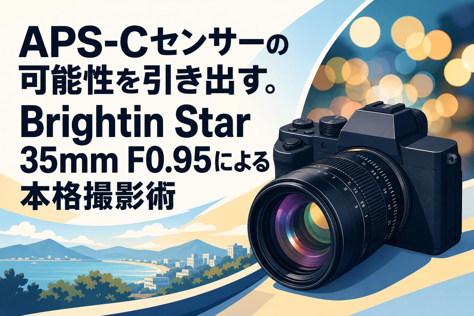 APS-Cセンサーの可能性を引き出す。Brightin Star 35mm F0.95による本格撮影術