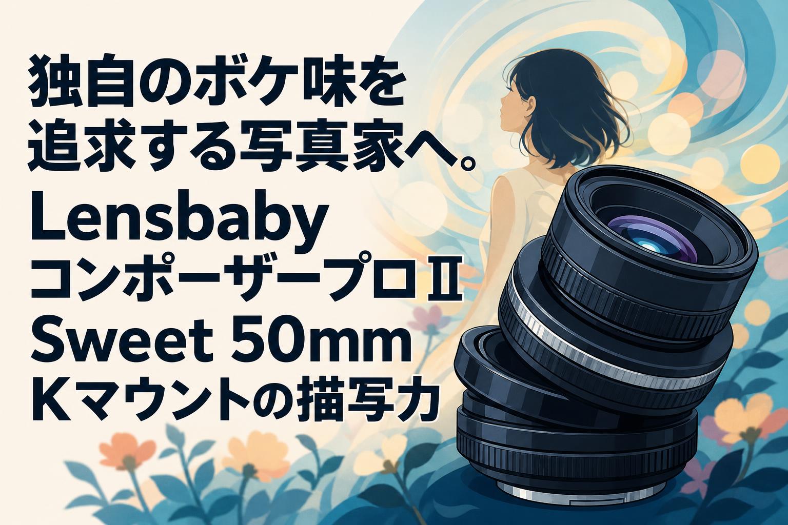 独自のボケ味を追求する写真家へ。Lensbaby コンポーザープロⅡ Sweet 50mm Kマウントの描写力