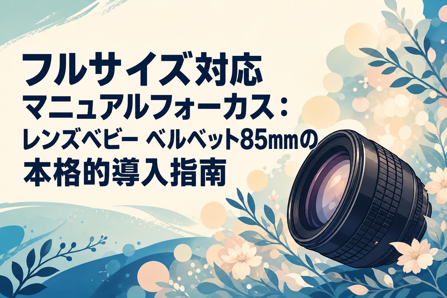 フルサイズ対応マニュアルフォーカス：レンズベビー ベルベット85mmの本格的導入指南