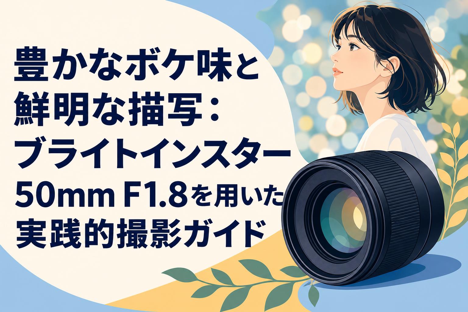 豊かなボケ味と鮮明な描写：ブライトインスター 50mm F1.8を用いた実践的撮影ガイド
