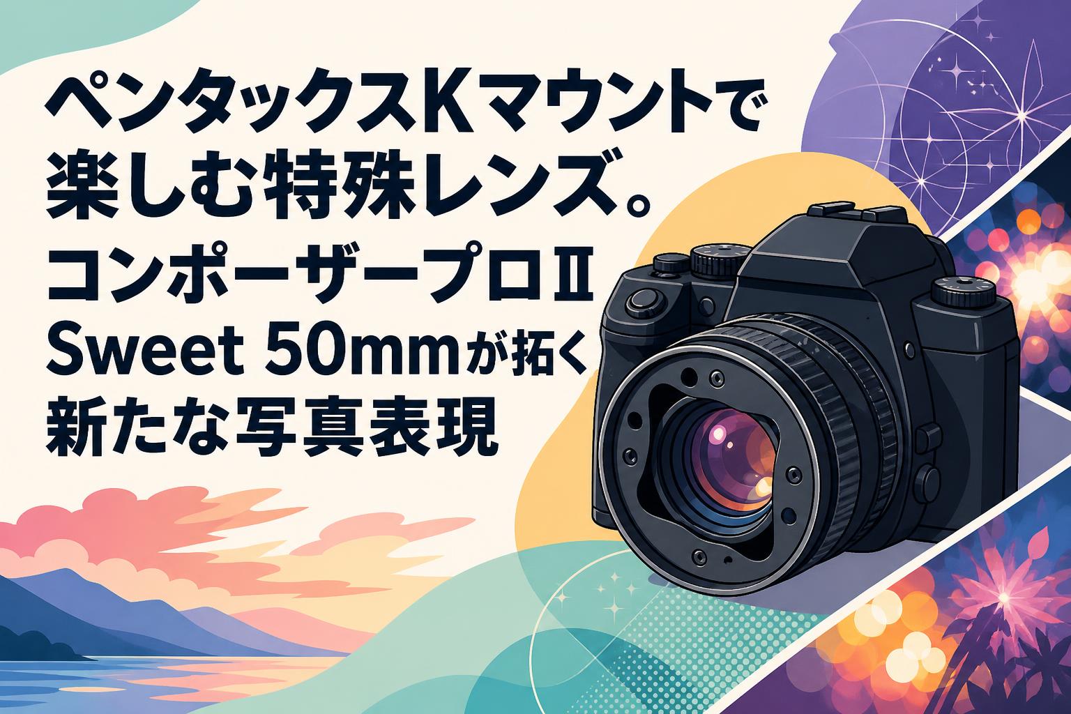 ペンタックスKマウントで楽しむ特殊レンズ。コンポーザープロⅡ Sweet 50mmが拓く新たな写真表現