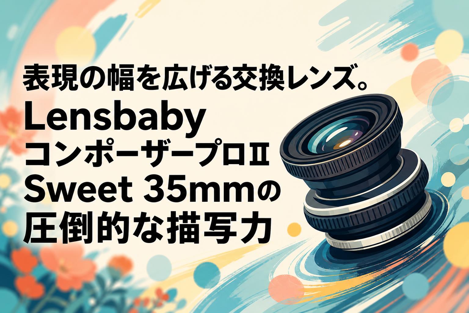 表現の幅を広げる交換レンズ。Lensbaby コンポーザープロⅡ Sweet 35mmの圧倒的な描写力