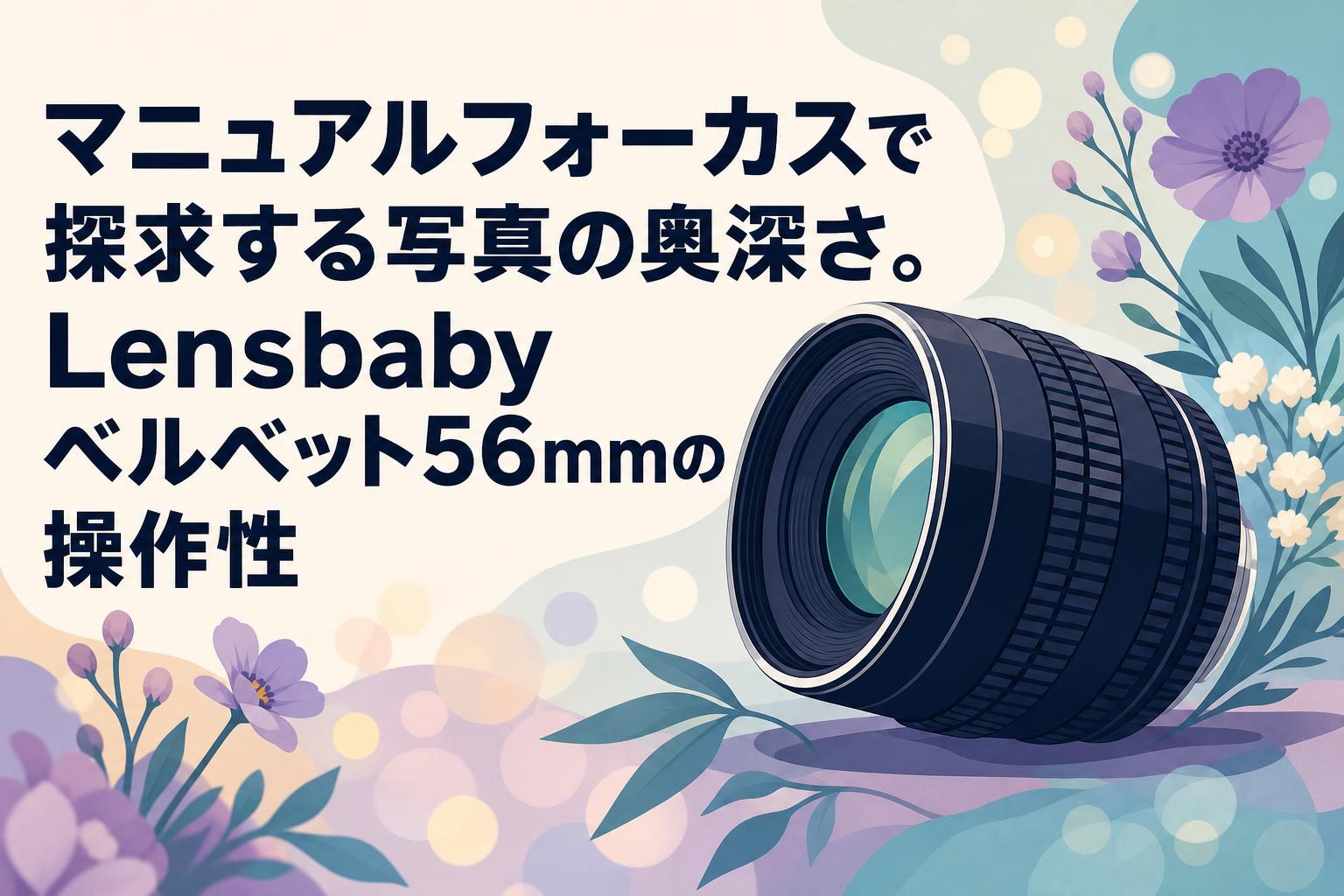 マニュアルフォーカスで探求する写真の奥深さ。Lensbaby ベルベット56mmの操作性