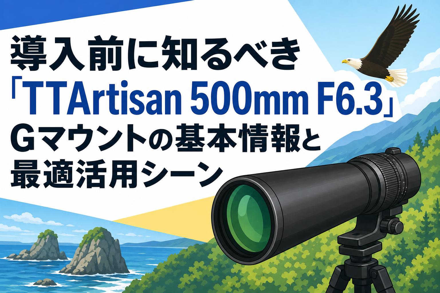導入前に知るべき「TTArtisan 500mm F6.3」Gマウントの基本情報と最適活用シーン