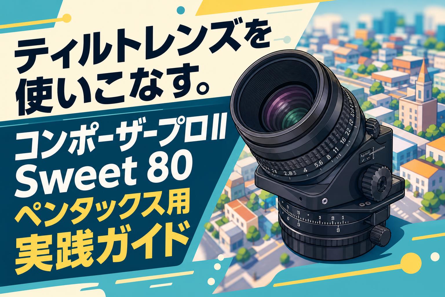 ティルトレンズを使いこなす。コンポーザープロII Sweet 80 ペンタックス用 実践ガイド