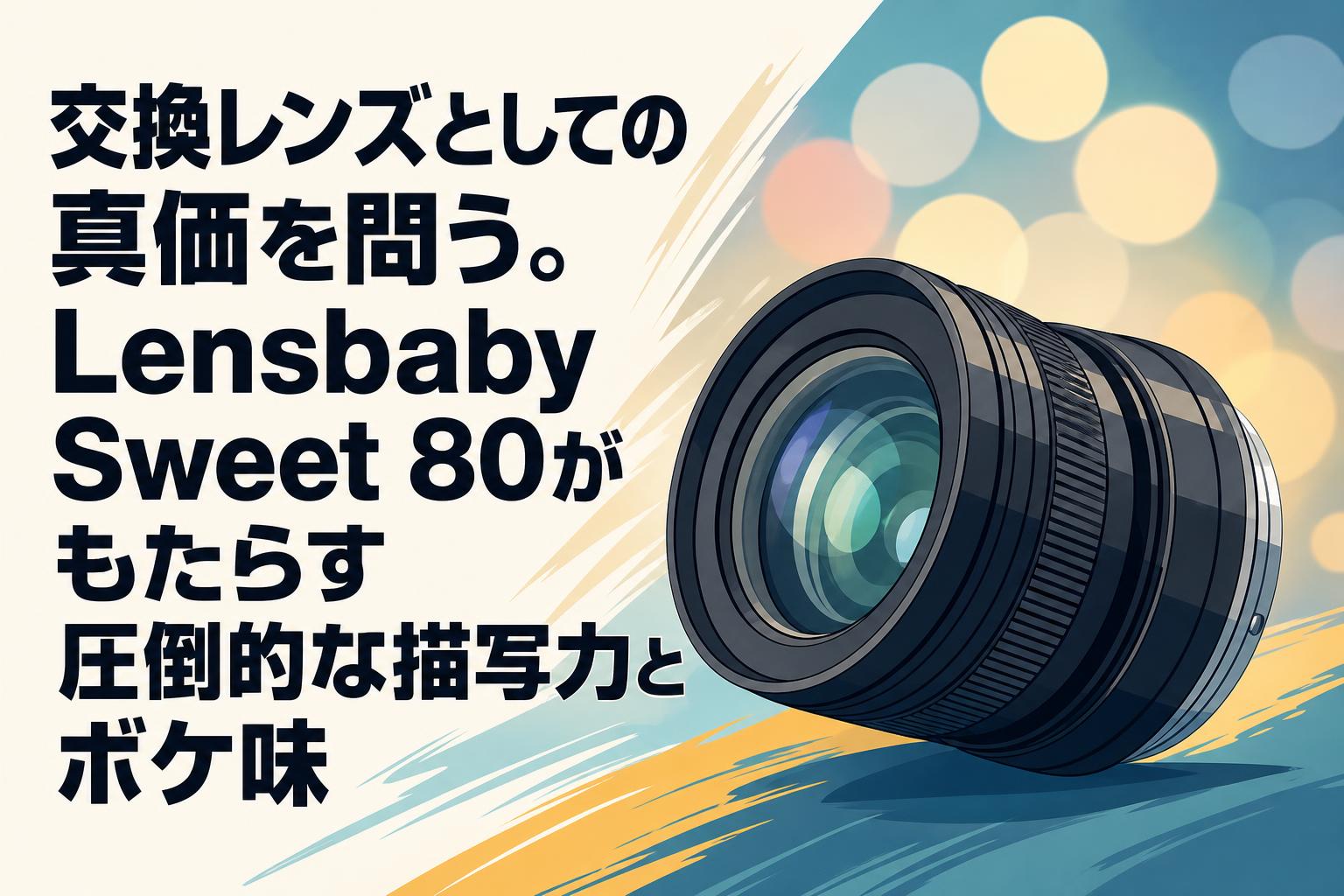 交換レンズとしての真価を問う。Lensbaby Sweet 80がもたらす圧倒的な描写力とボケ味