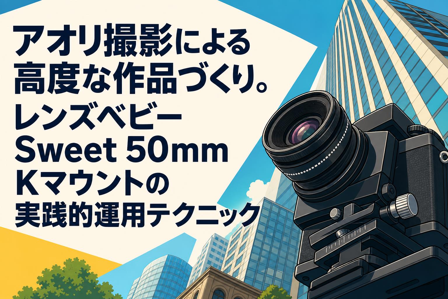 アオリ撮影による高度な作品づくり。レンズベビー Sweet 50mm Kマウントの実践的運用テクニック