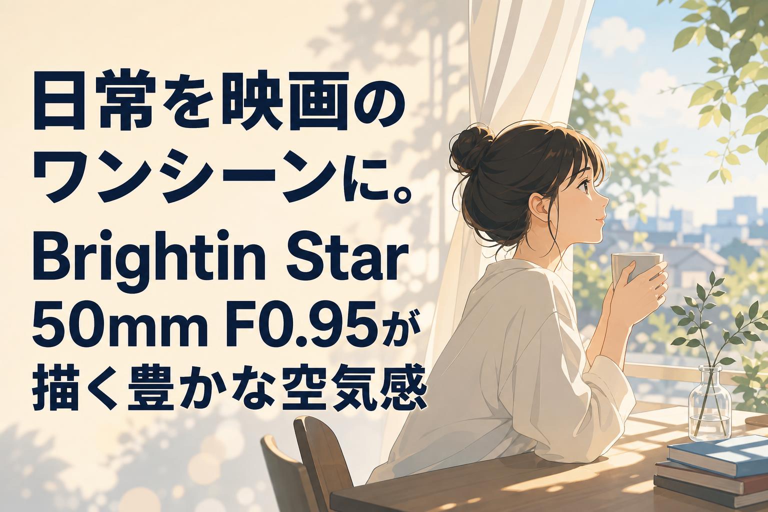 日常を映画のワンシーンに。Brightin Star 50mm F0.95が描く豊かな空気感