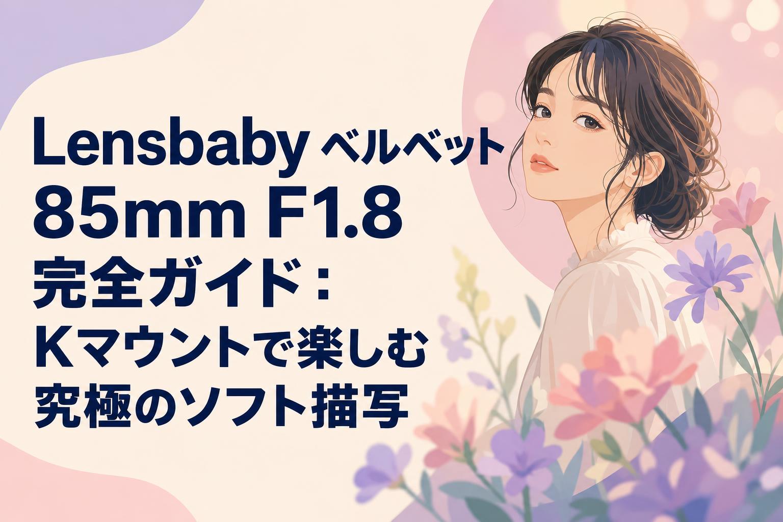 Lensbaby ベルベット85mm F1.8 完全ガイド：Kマウントで楽しむ究極のソフト描写