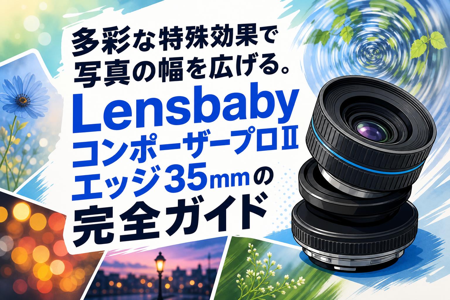 多彩な特殊効果で写真の幅を広げる。Lensbaby コンポーザープロⅡ エッジ35mmの完全ガイド