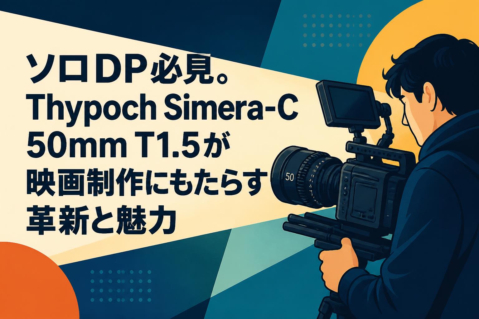 ソロDP必見。Thypoch Simera-C 50mm T1.5が映画制作にもたらす革新と魅力