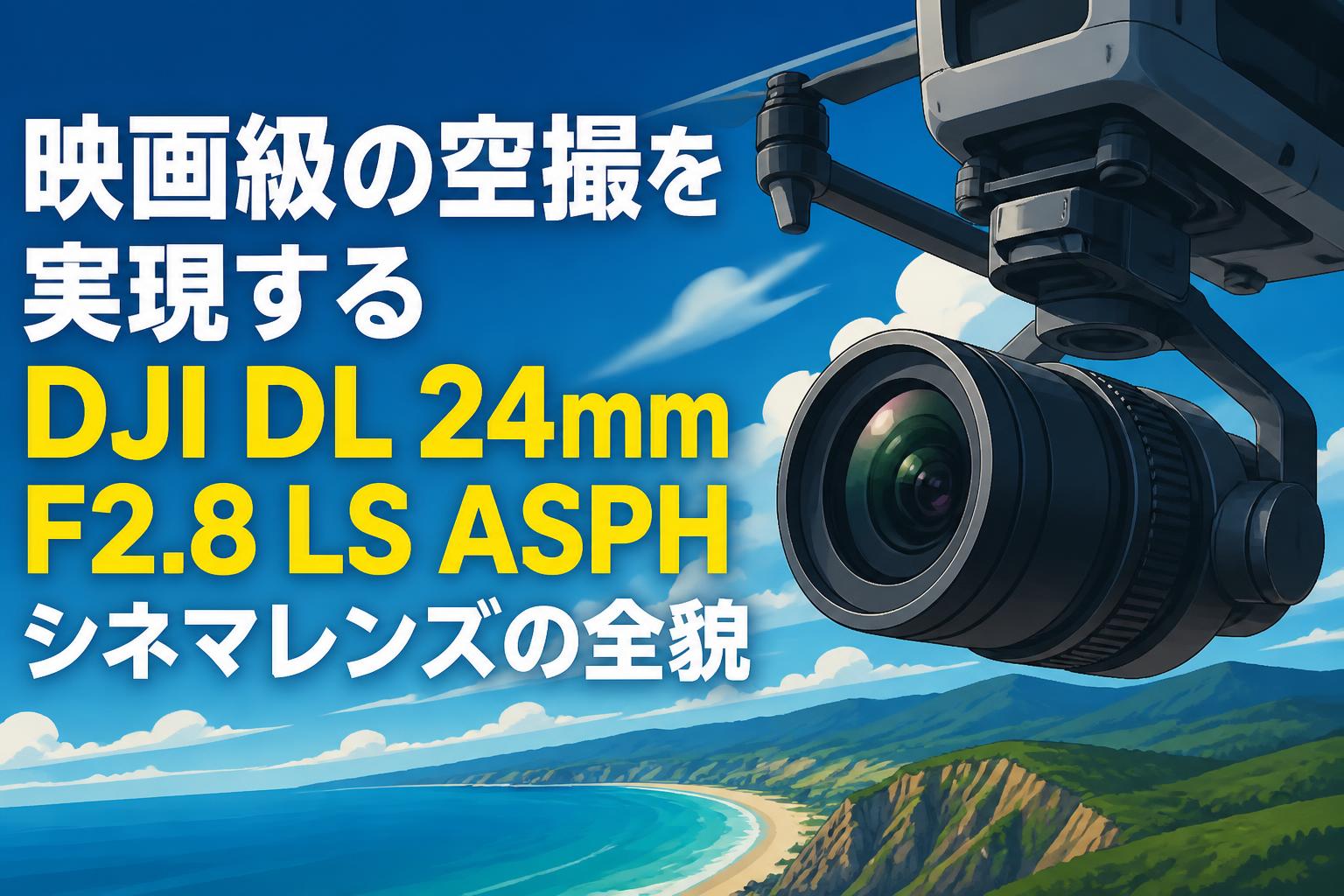 映画級の空撮を実現するDJI DL 24mm F2.8 LS ASPHシネマレンズの全貌
