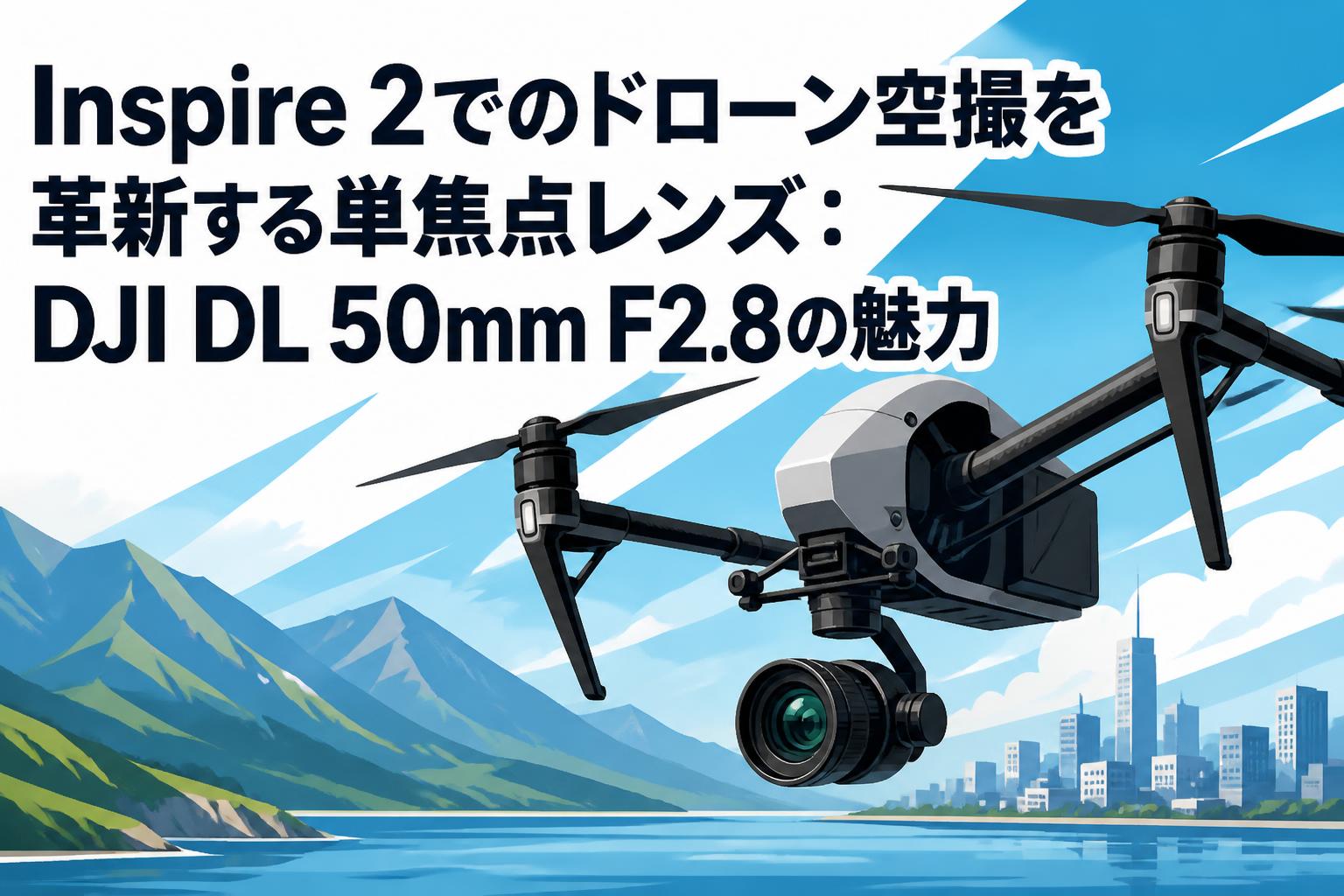 Inspire 2でのドローン空撮を革新する単焦点レンズ：DJI DL 50mm F2.8の魅力