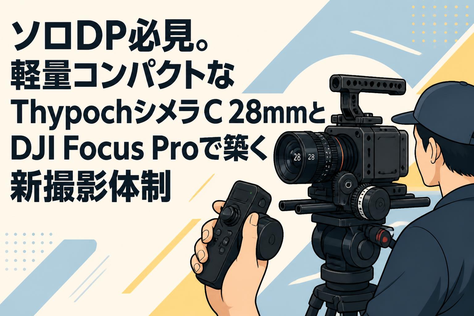 ソロDP必見。軽量コンパクトなThypochシメラC 28mmとDJI Focus Proで築く新撮影体制