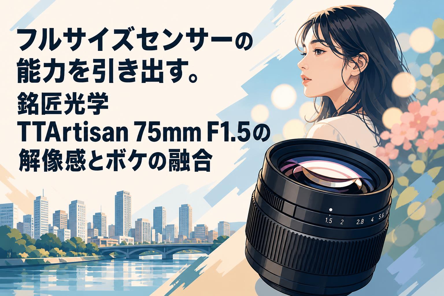 フルサイズセンサーの能力を引き出す。銘匠光学 TTArtisan 75mm F1.5の解像感とボケの融合