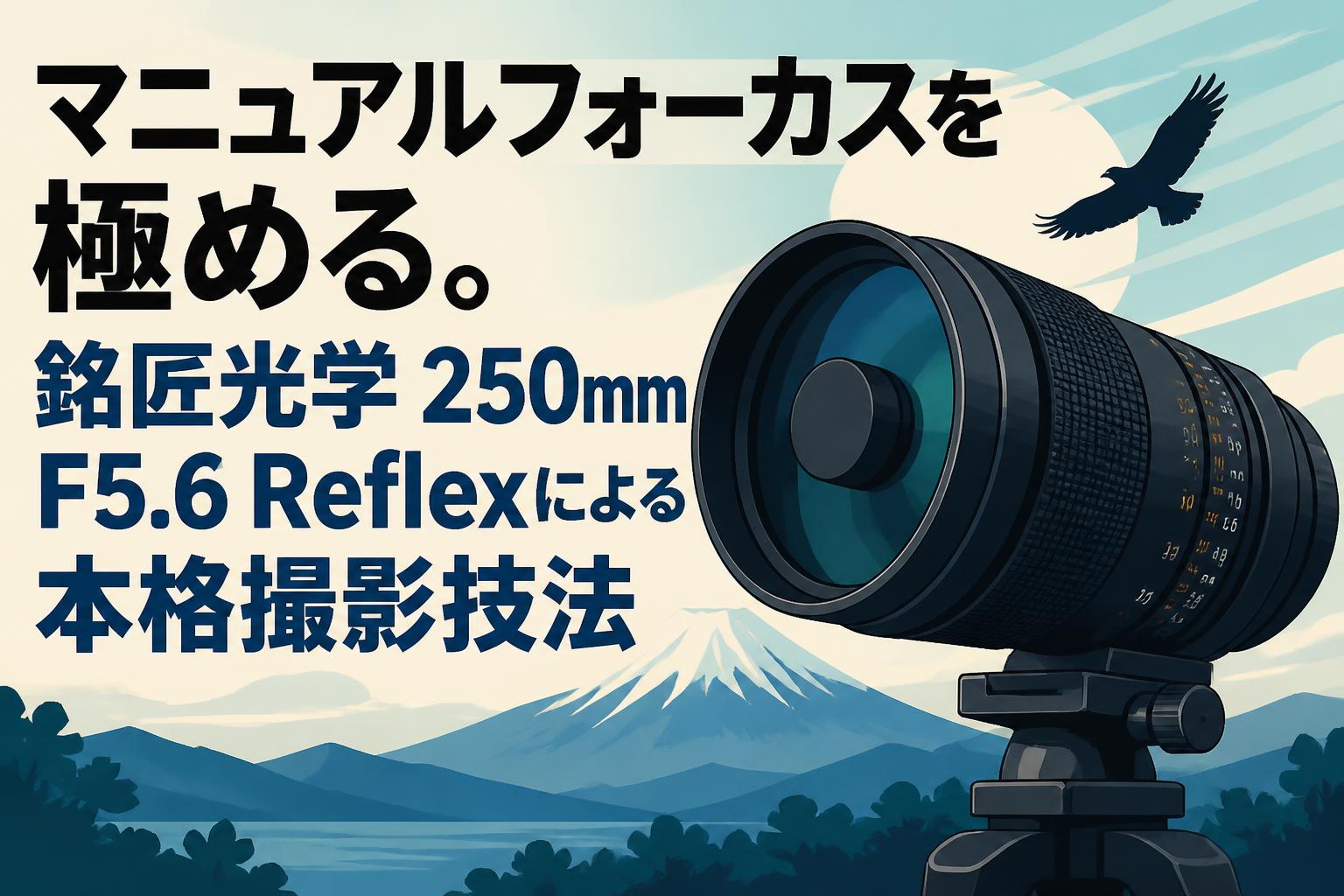 マニュアルフォーカスを極める。銘匠光学 250mm F5.6 Reflexによる本格撮影技法