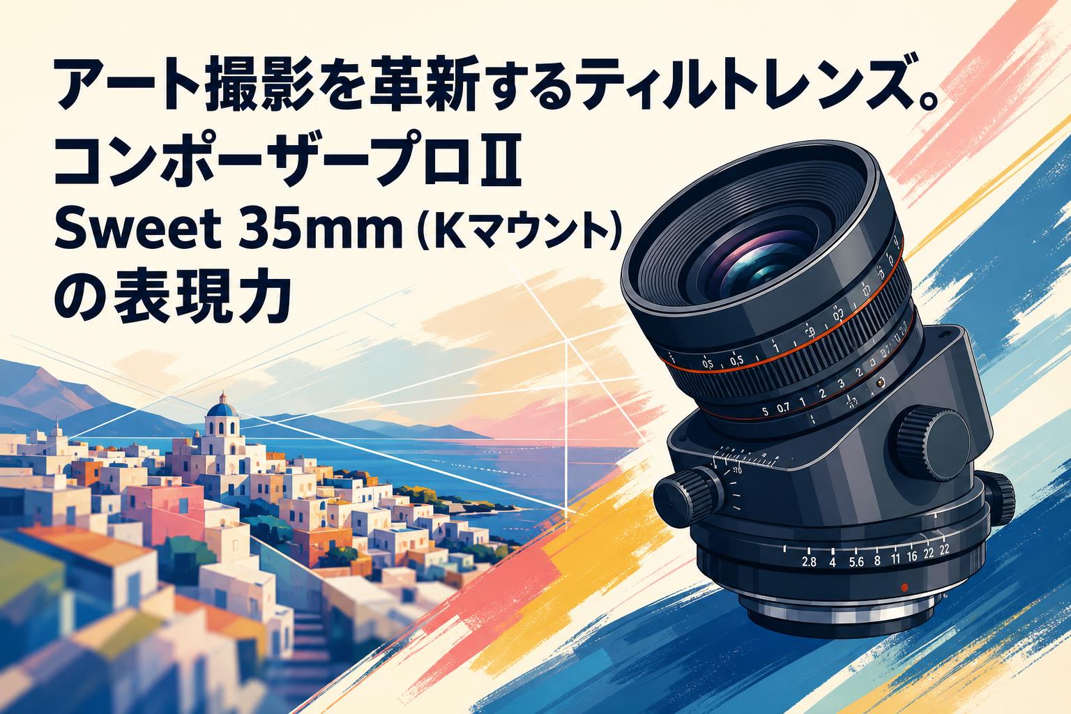 アート撮影を革新するティルトレンズ。コンポーザープロⅡ Sweet 35mm（Kマウント）の表現力