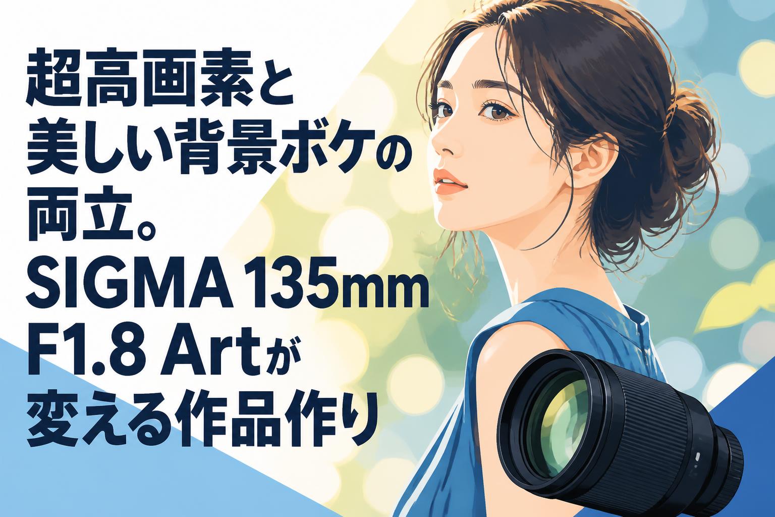 超高画素と美しい背景ボケの両立。SIGMA 135mm F1.8 Artが変える作品作り