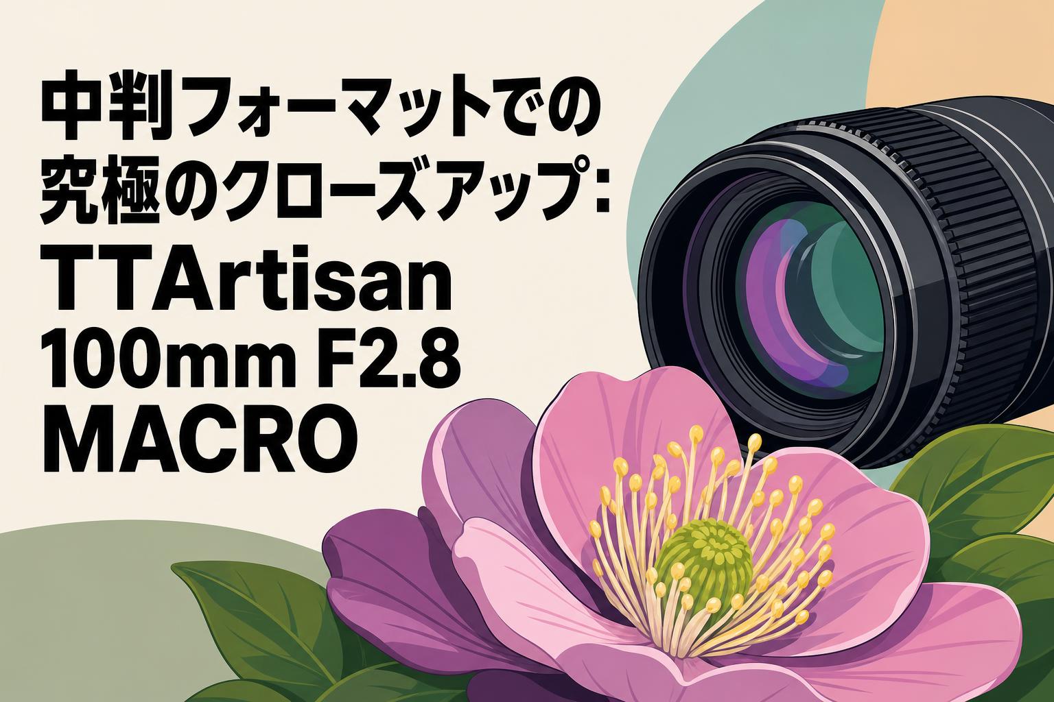 中判フォーマットでの究極のクローズアップ：TTArtisan 100mm F2.8 MACRO