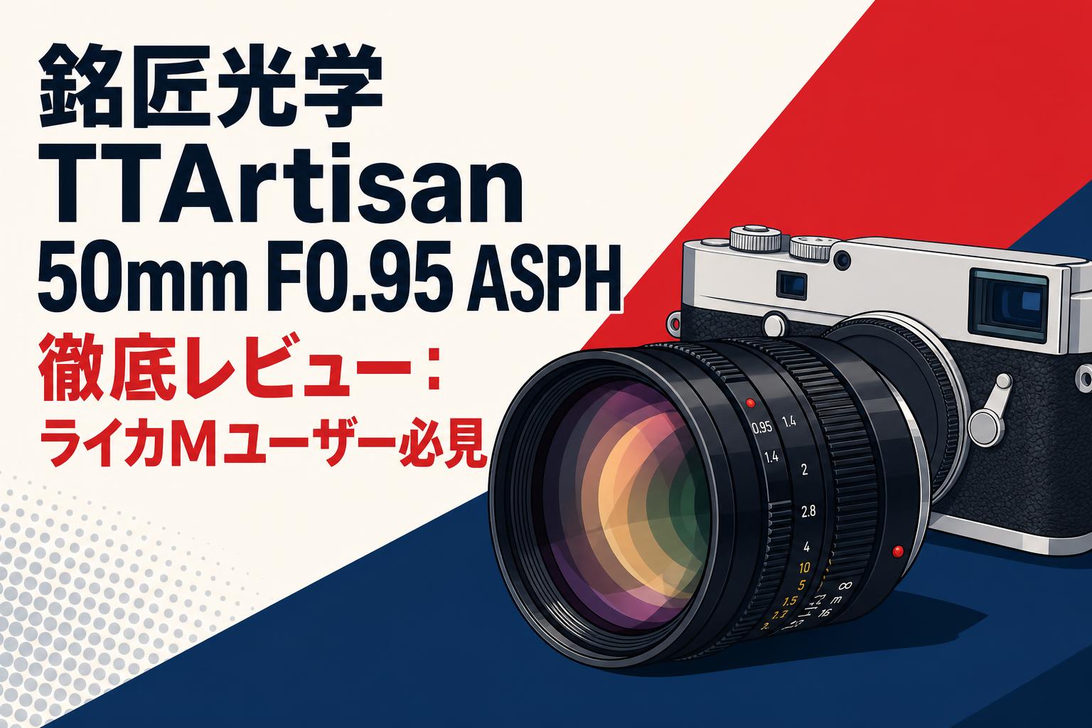 銘匠光学 TTArtisan 50mm F0.95 ASPH 徹底レビュー：ライカMユーザー必見