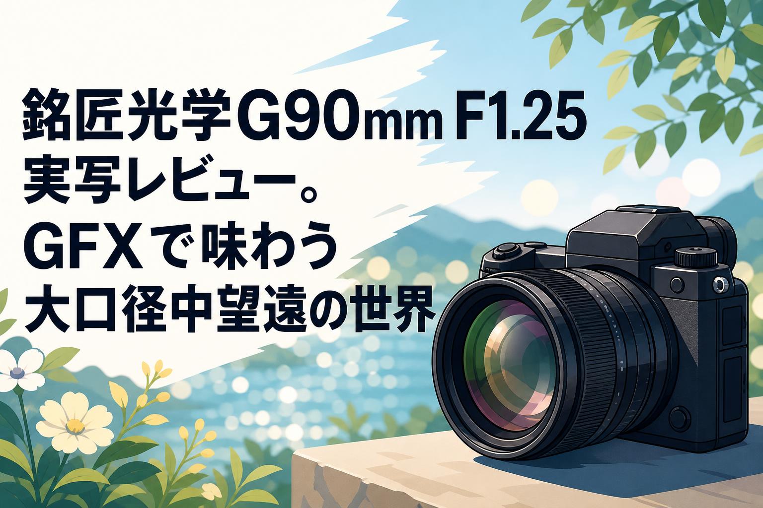 銘匠光学G90mm F1.25 実写レビュー。GFXで味わう大口径中望遠の世界