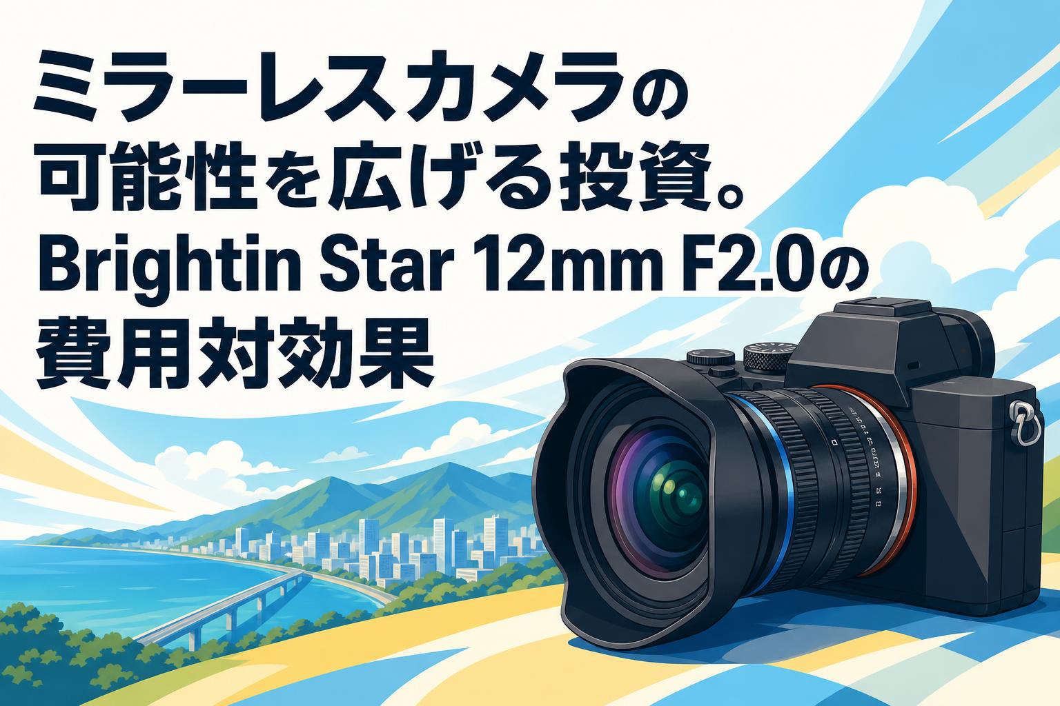 ミラーレスカメラの可能性を広げる投資。Brightin Star 12mm F2.0の費用対効果