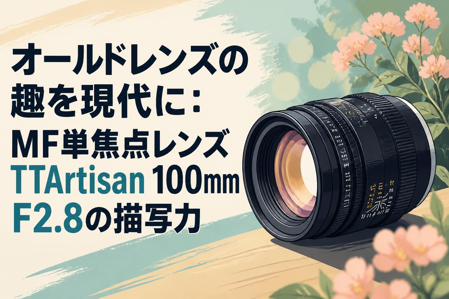 オールドレンズの趣を現代に：MF単焦点レンズTTArtisan 100mm F2.8の描写力