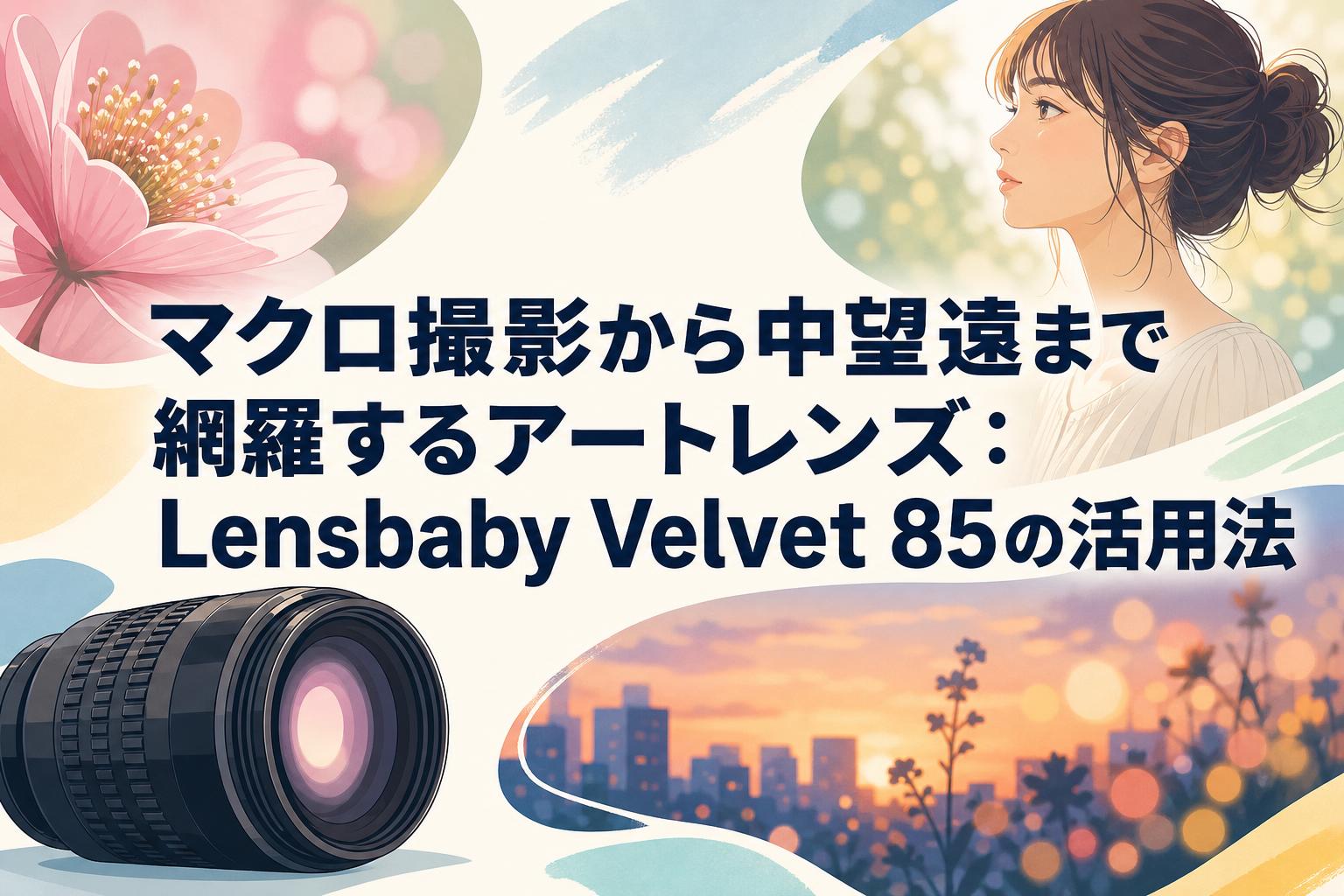マクロ撮影から中望遠まで網羅するアートレンズ：Lensbaby Velvet 85の活用法