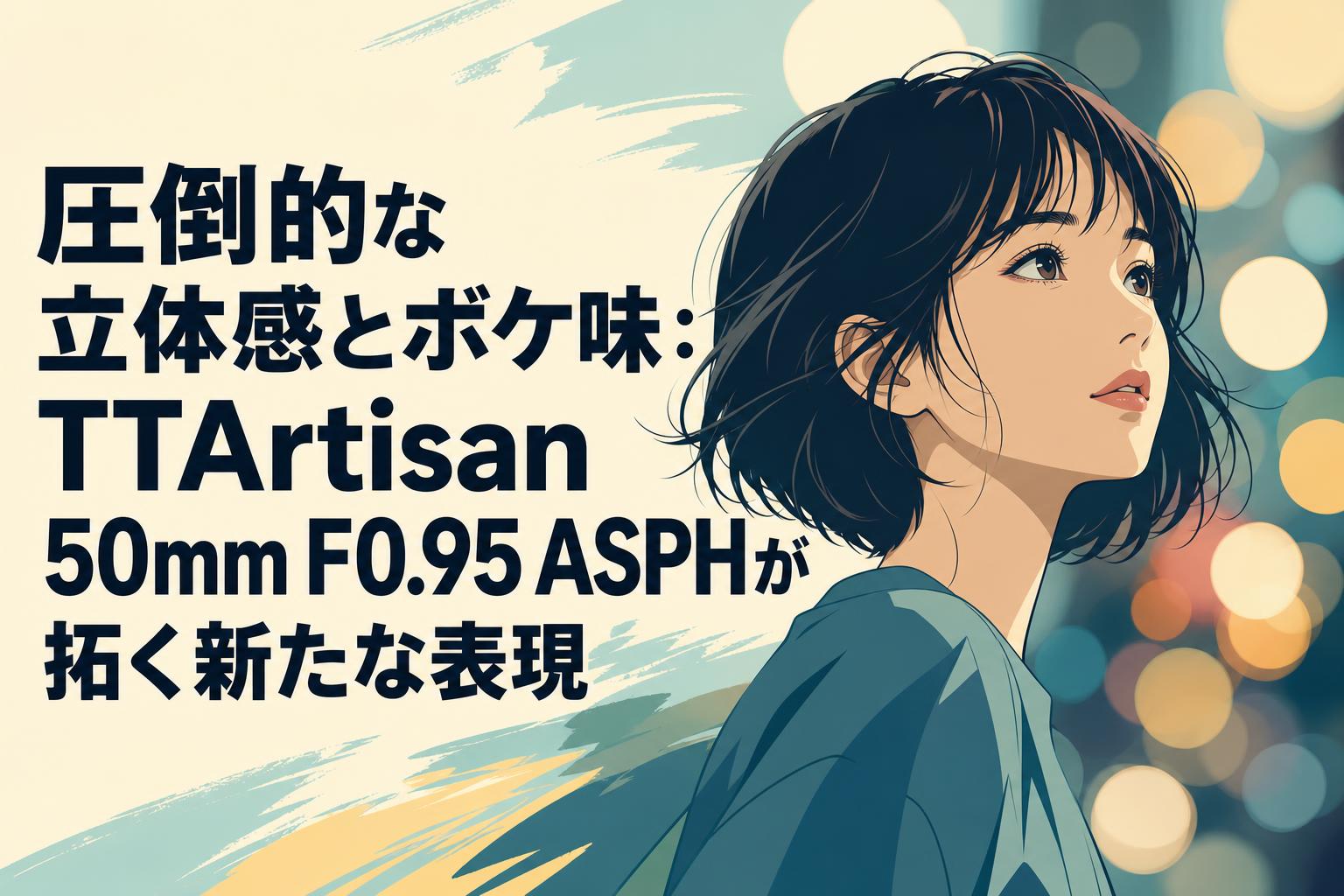 圧倒的な立体感とボケ味：TTArtisan 50mm F0.95 ASPHが拓く新たな表現
