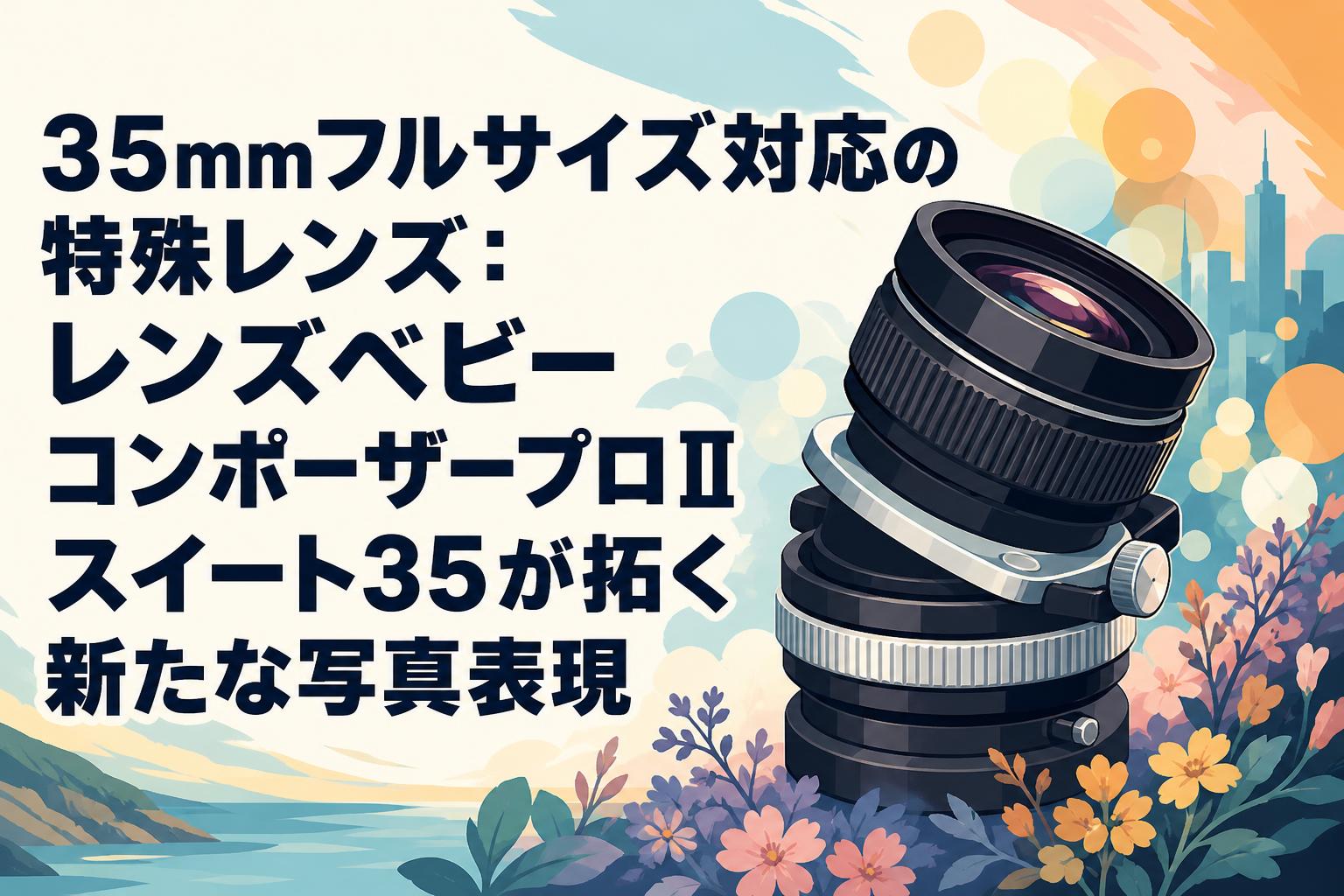 35mmフルサイズ対応の特殊レンズ：レンズベビー コンポーザープロⅡ スイート35が拓く新たな写真表現