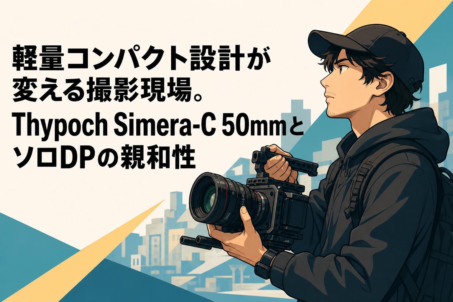 軽量コンパクト設計が変える撮影現場。Thypoch Simera-C 50mmとソロDPの親和性